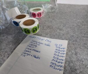 Deal examples from National Thrift Shop Day 2022