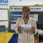 Winner of the $25 gift certificate giveaway hosted during National Thrift Shop Day 2022