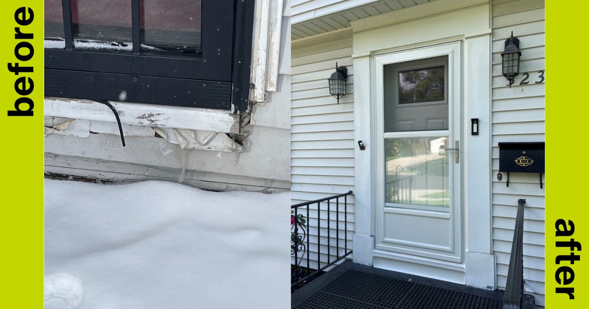 Katie's Home Repair_doors_before and after Katie's home repair: doors before and after